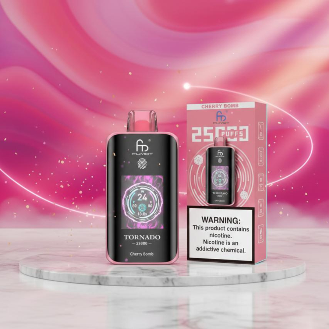 Fumot e-papieros jednorazówki 25K 25000 buchów